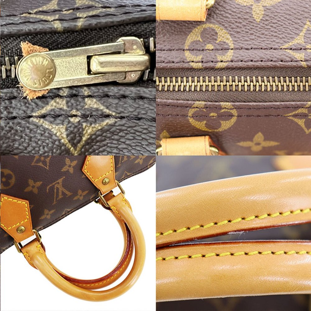Speedy 25 Monogram Leather Handbag - Picture 7 of 10